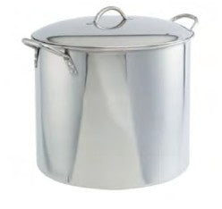 Safdie 20 Quart Stainless Steel Stock Pot With Dome Lid