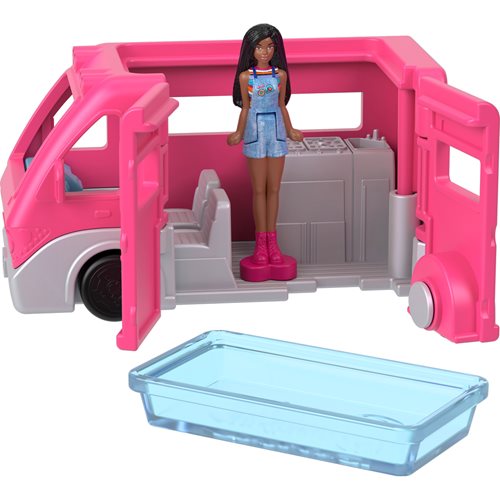 Barbie Mini Doll & Van Playset