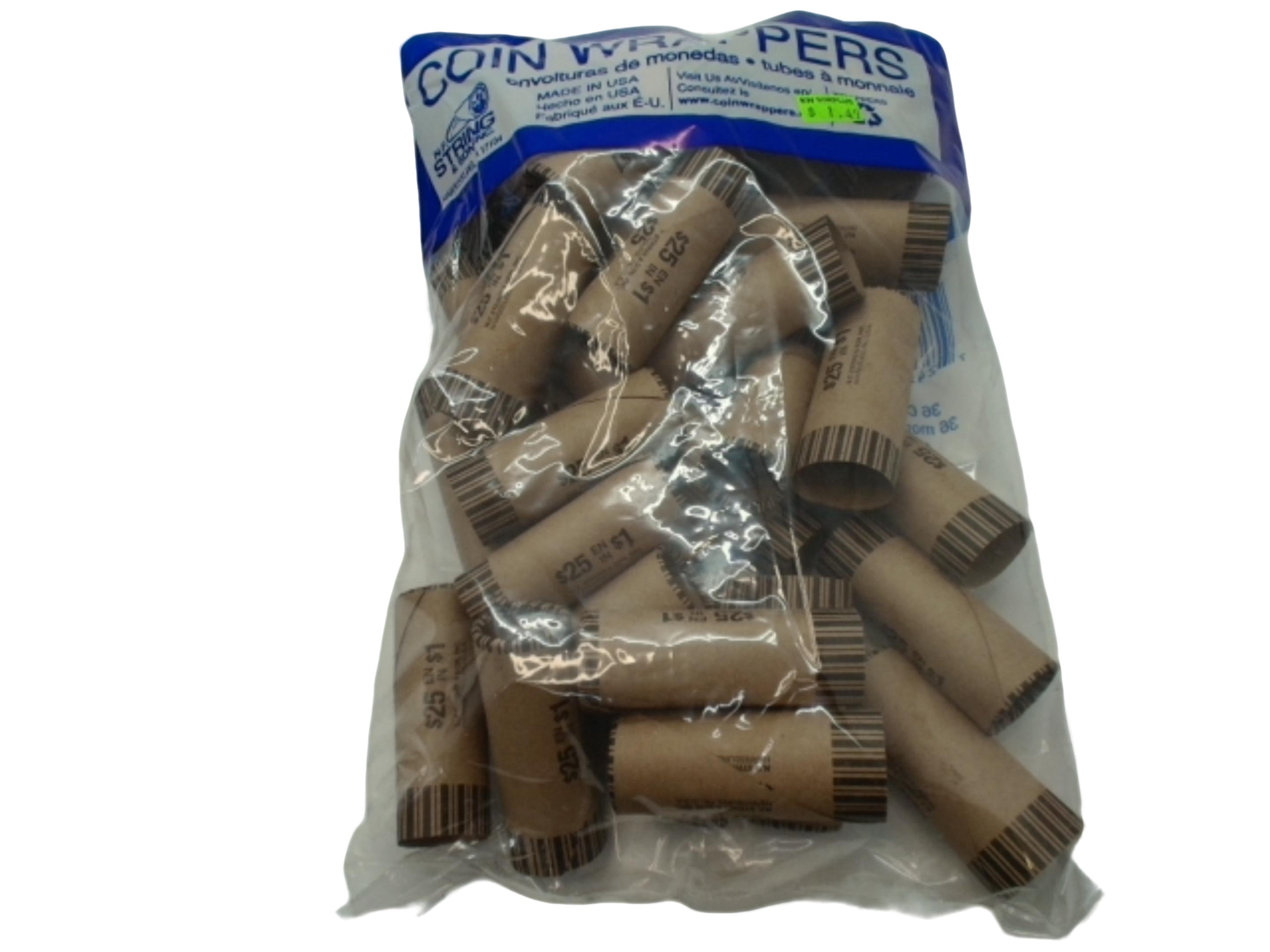 $1.00 COIN ROLLERS 36/PK N.F.S PAPER