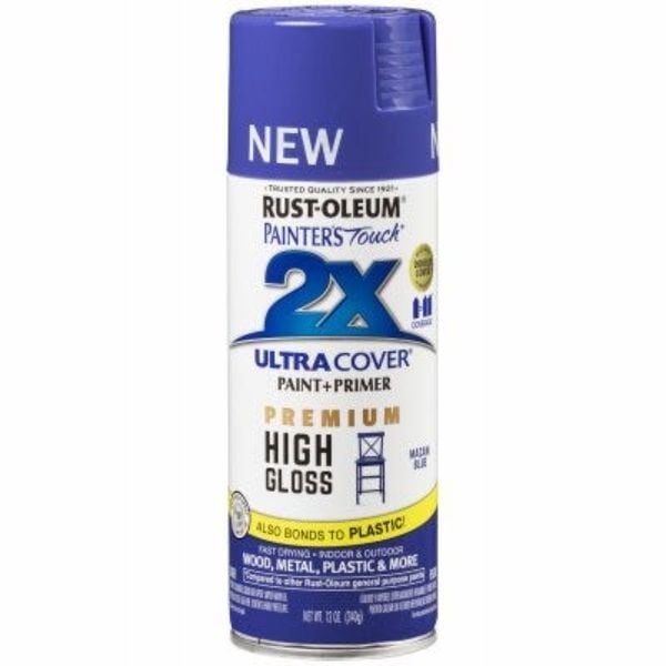 Rust-Oleum Macaw Blue Spray Paint — alternate view