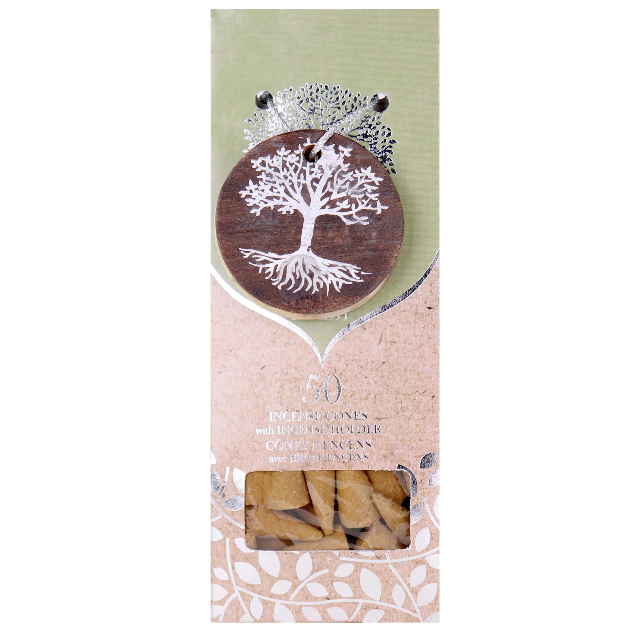 Tree Of Life Incense Cone Set with Holder