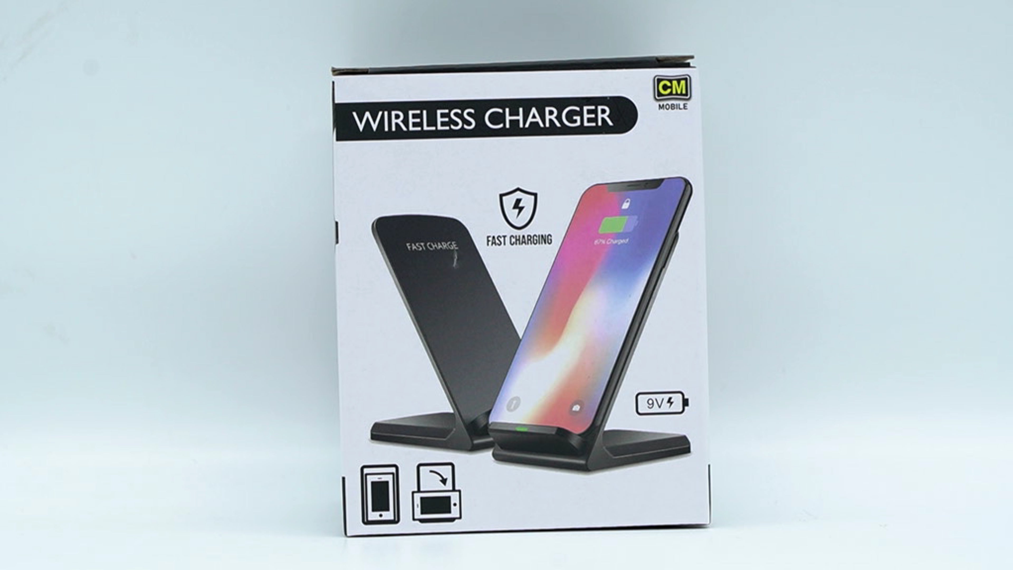 CM Homeware Dual Coil Wireless Charger Stand