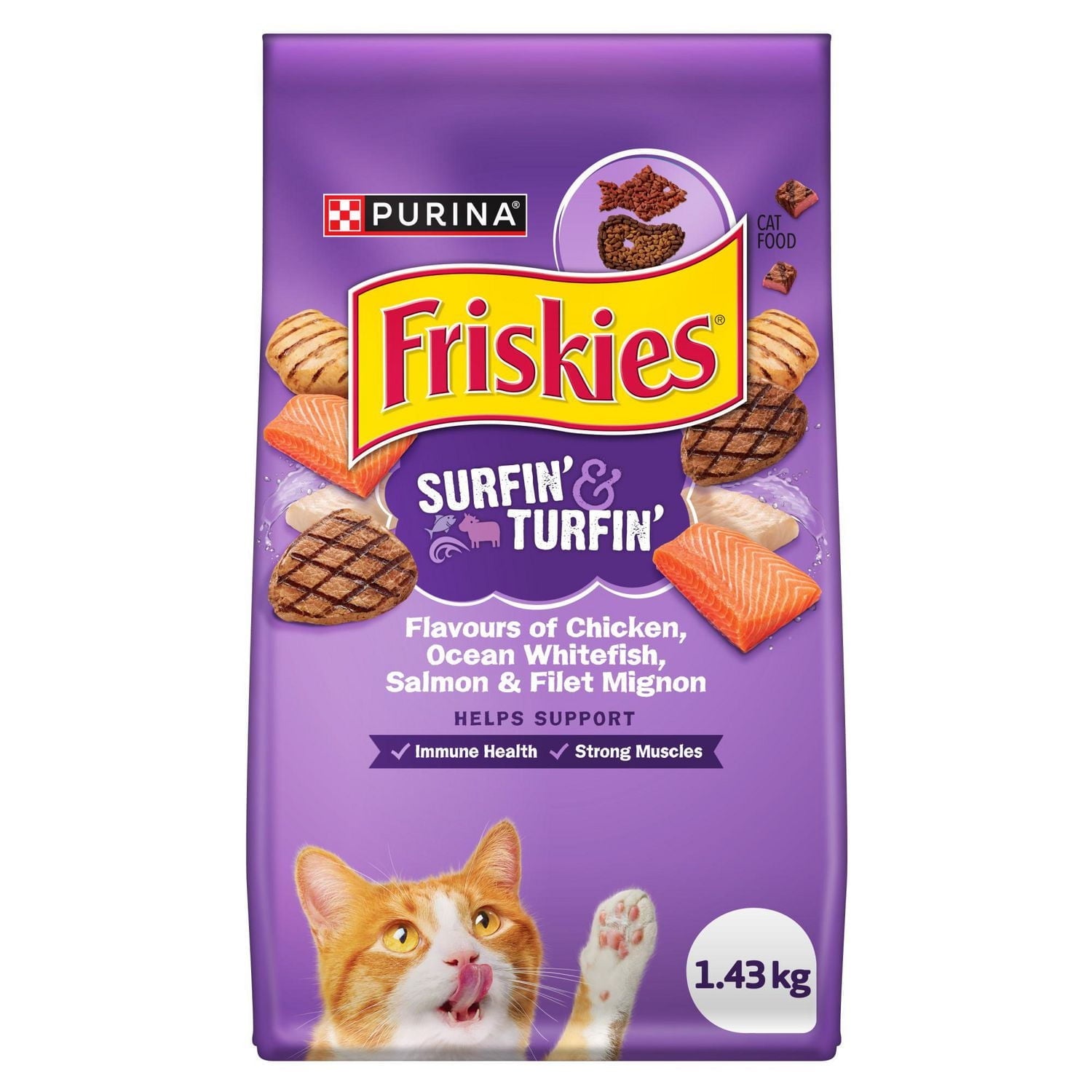 Friskies Surfin Turfin — packaging
