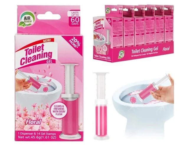 Air Fusion Toilet Cleaning Gel 1.6oz Floral - Brantford Surplus