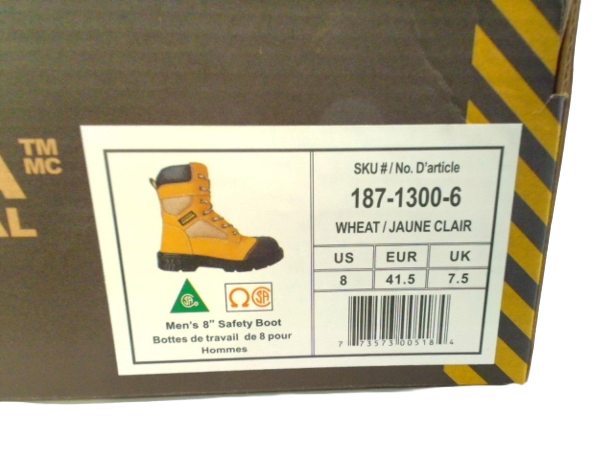 Altra Men's Leather Safety Boots Wheat Size 8 - Brantford Surplus