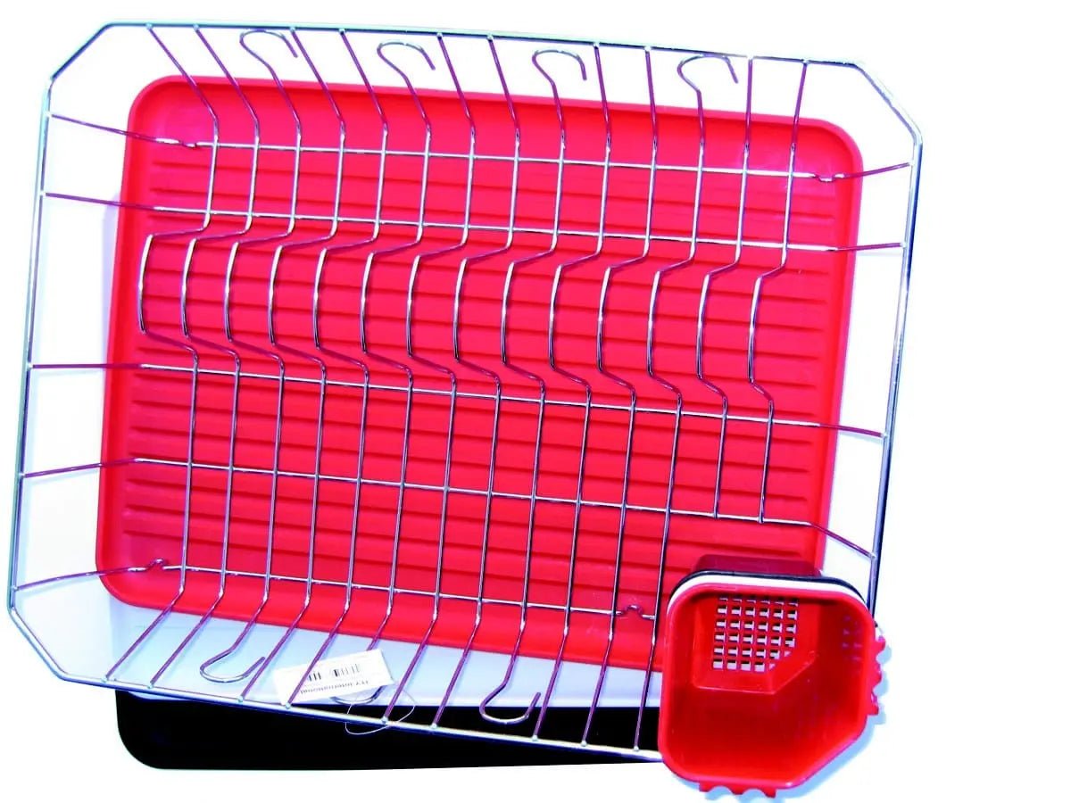Assorted dishracks , black , white and red - Brantford Surplus