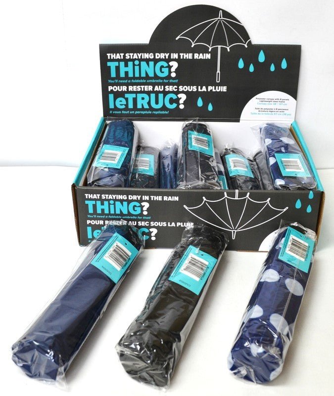 Assorted Folding Umbrellas - sold individually - Brantford Surplus