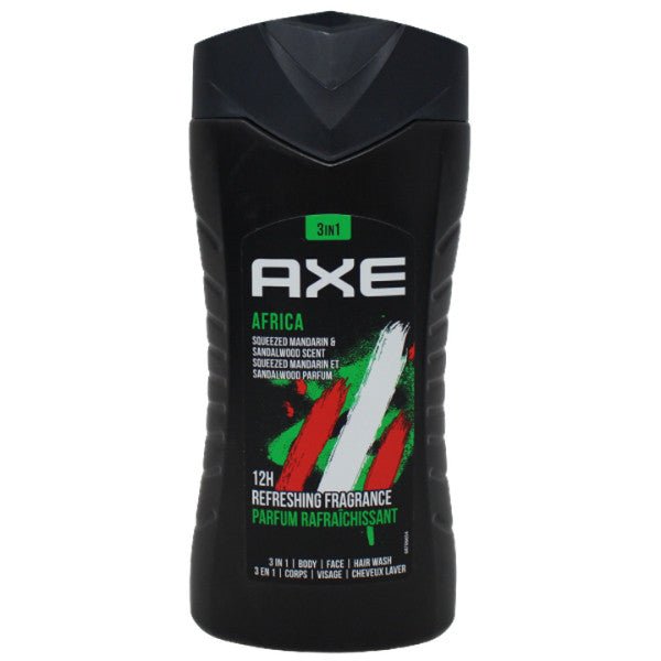 Axe Africa Body Wash 250ml – Refreshing Men's Shower Gel - Brantford Surplus