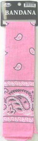 Bandana Printd Pink - 21X21 inches - Brantford Surplus