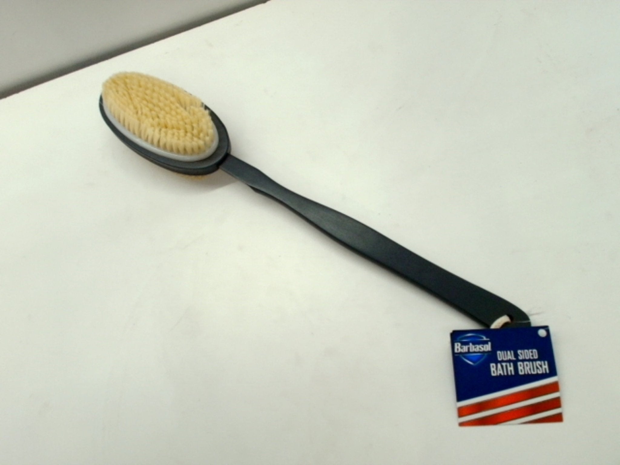 Barbasol Exfoliating Dual - Sided Bath Brush Shower Scrubber - Brantford Surplus