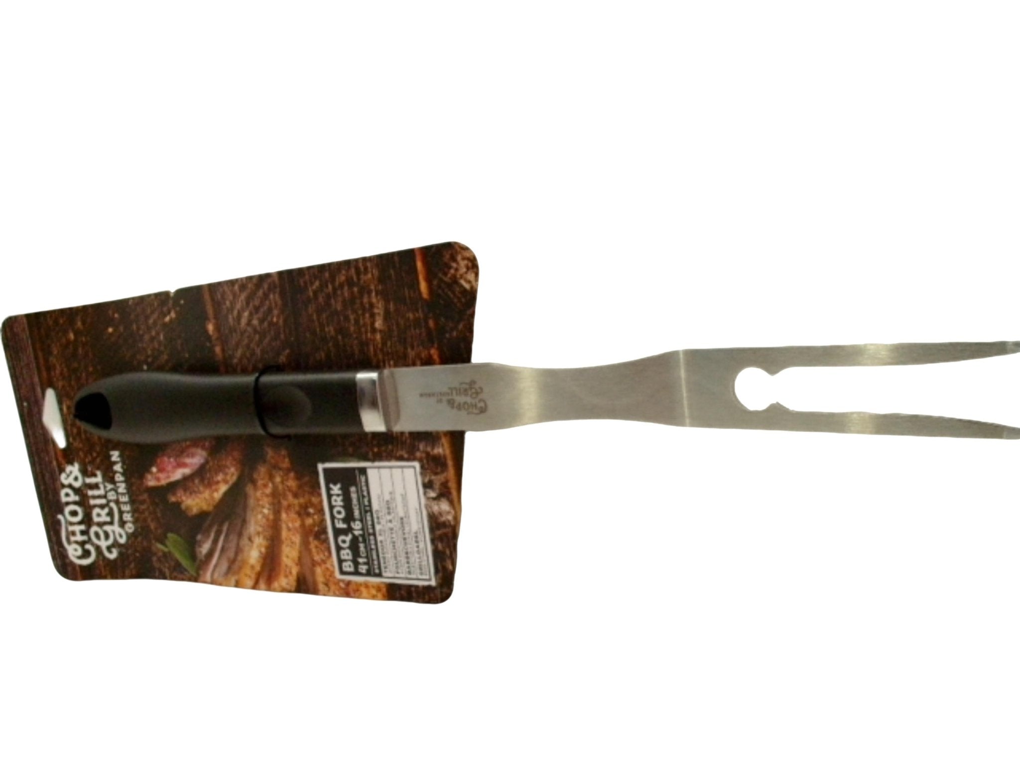 Barbecue Fork 16" Stainless Steel Chop & Grill By Greenpan - Brantford Surplus