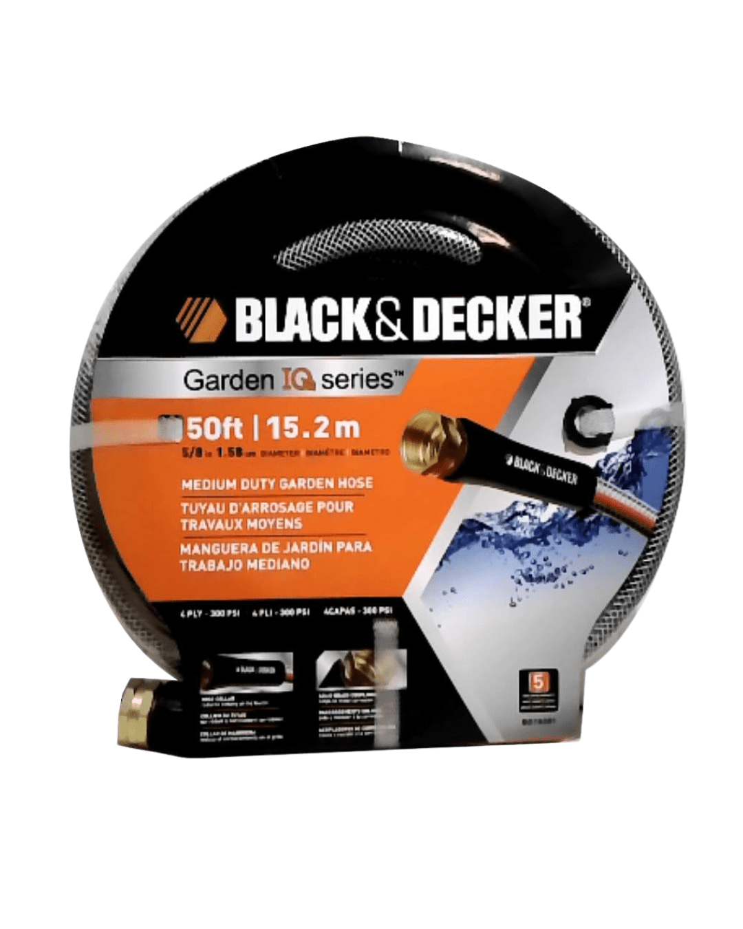 Black & Decker 50ft Medium Duty Garden Hose - Brantford Surplus