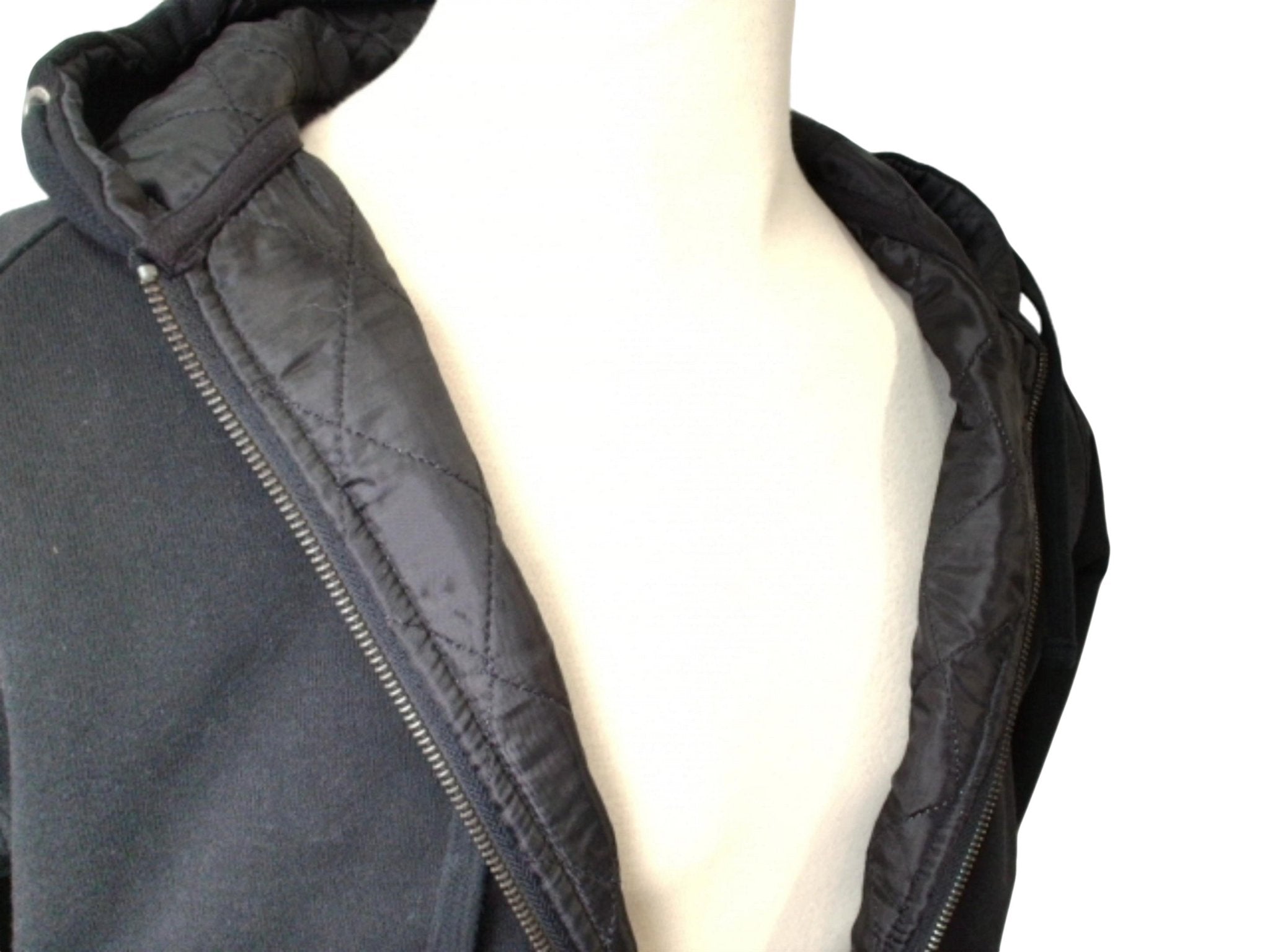 Black Full Zip Hoodie - Bed Rok Outfitters Unisex - Brantford Surplus