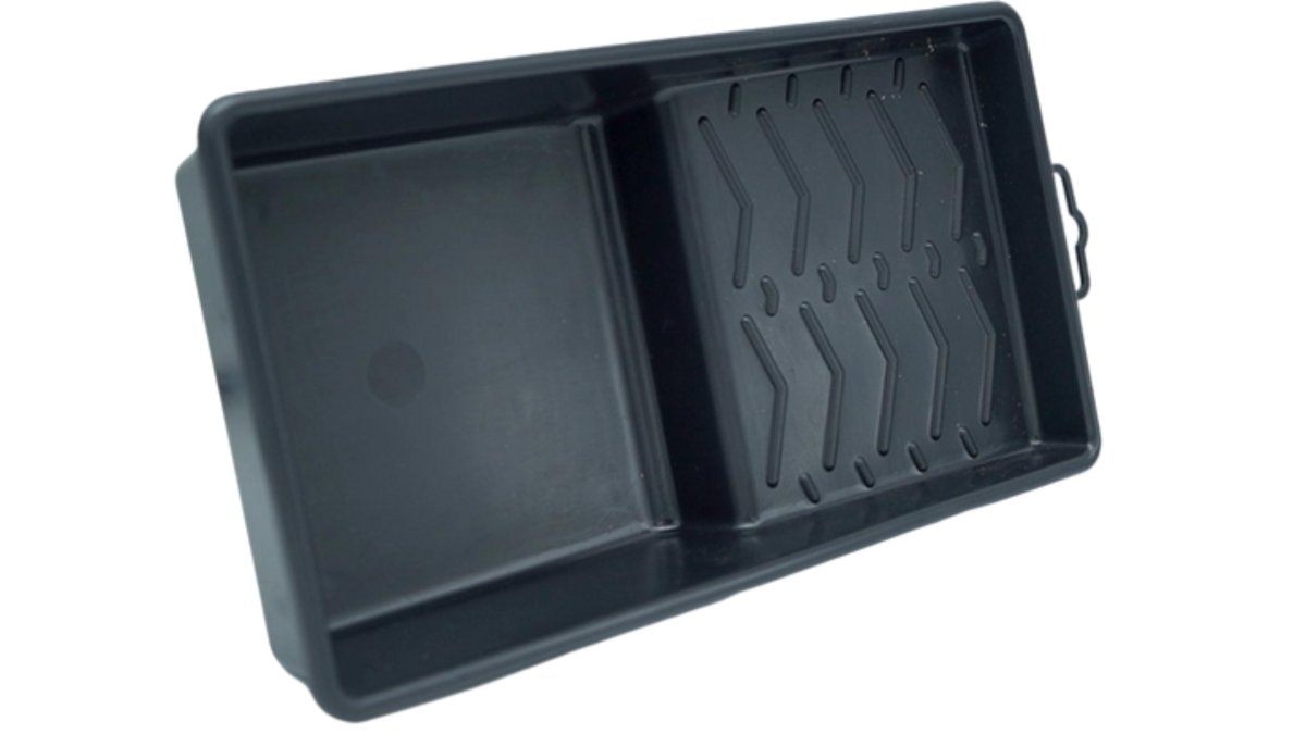 Black Mini Paint Tray - Millside Small Paint Holder - Brantford Surplus