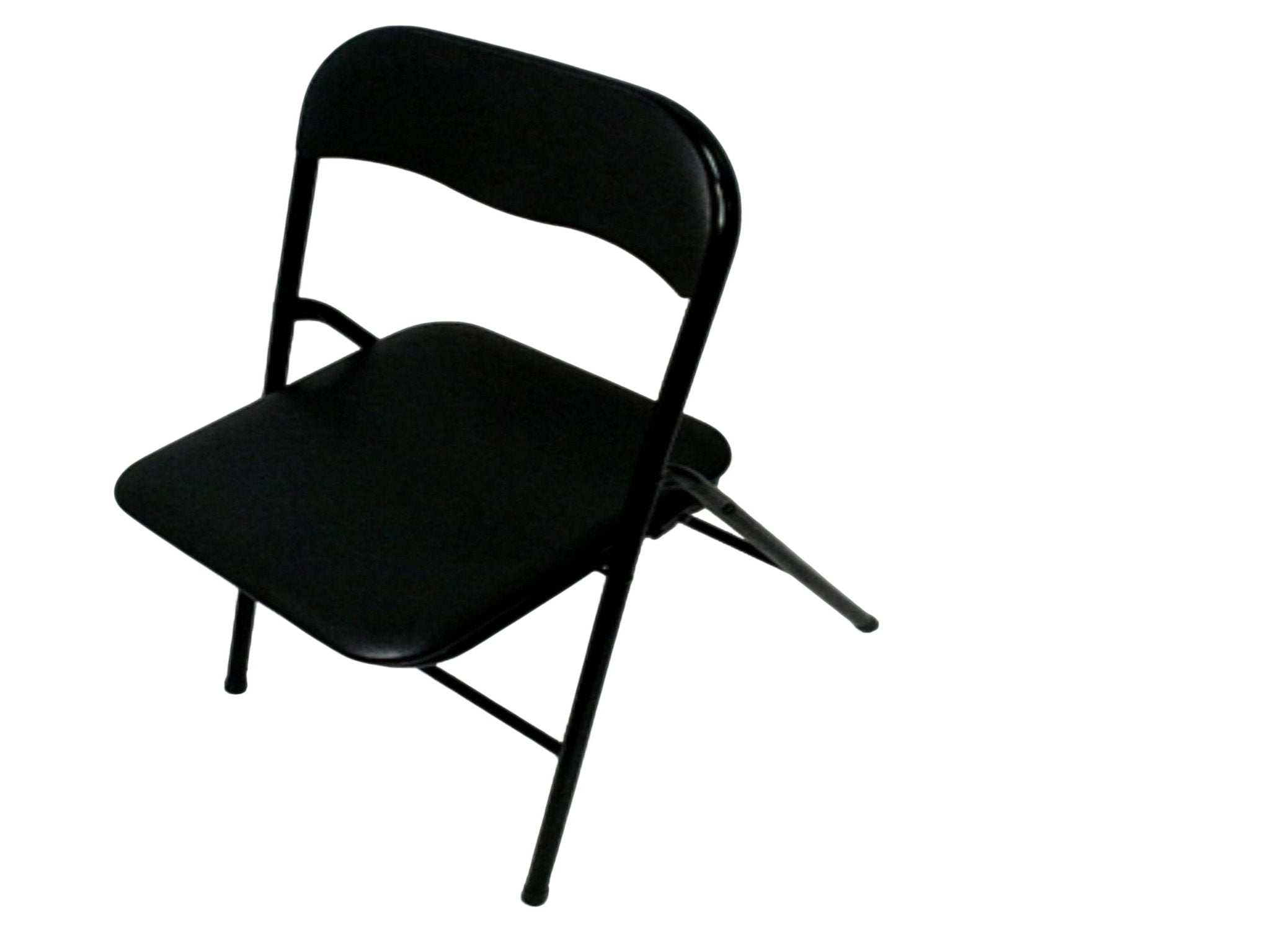 Black Portable Folding Chair - Compact Outdoor Seating - Brantford Surplus