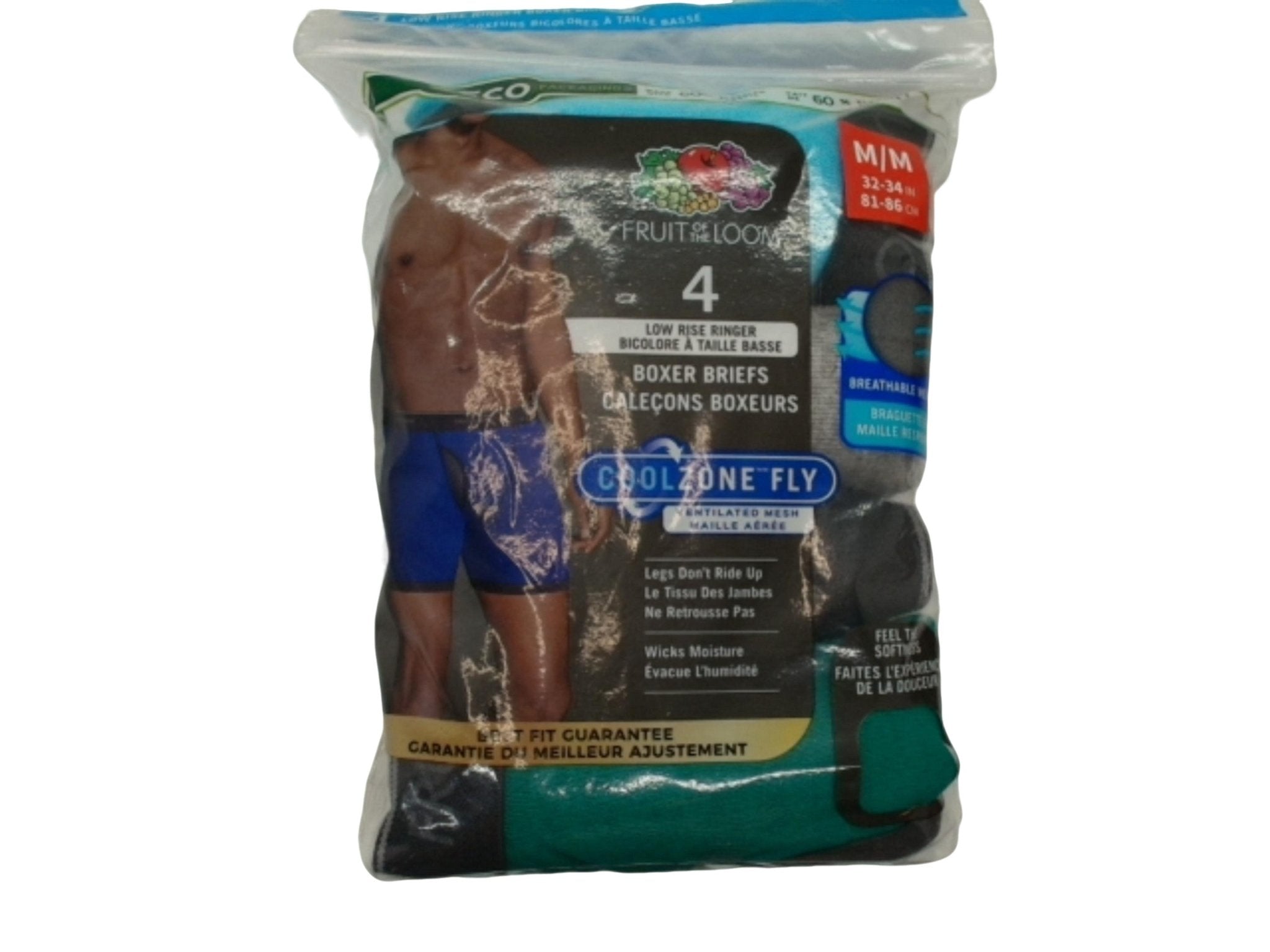 スパフル Fluit of the Loom Boxer Briefs Medium 4pk. Fruit Of The Loom (ENDCAP) - Brantford