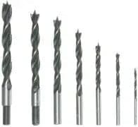 Brad Point Drill Bit Set 7 Pc - Brantford Surplus