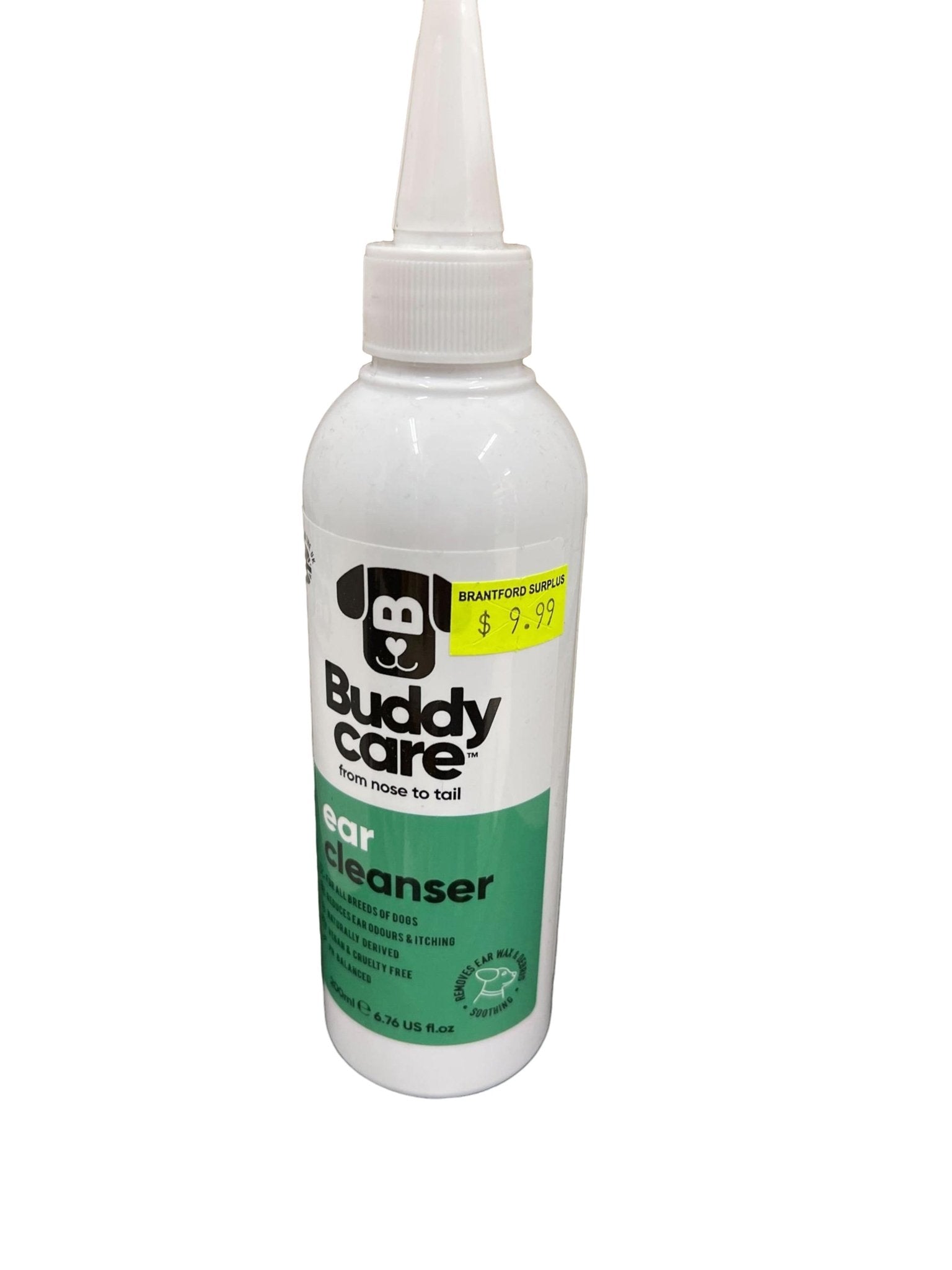 Buddy Dog Gentle Ear Wash - 200ml Pet Cleaner - Brantford Surplus