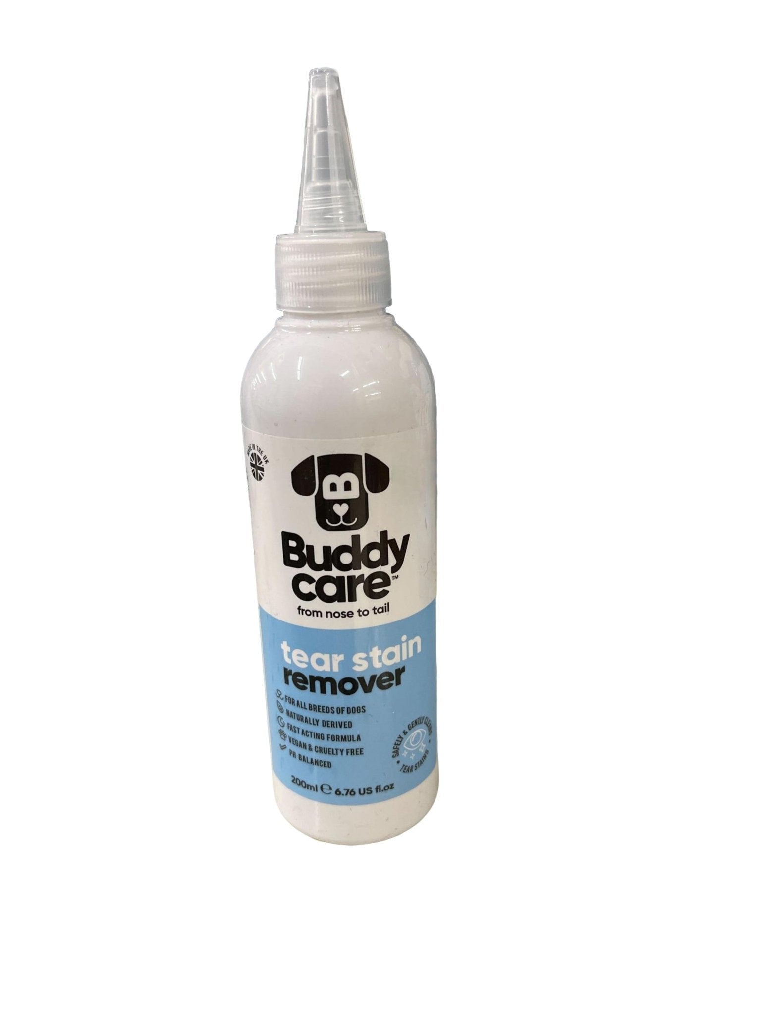 Buddy Dog Gentle Tear Stain Remover - 200ml Cleaner - Brantford Surplus