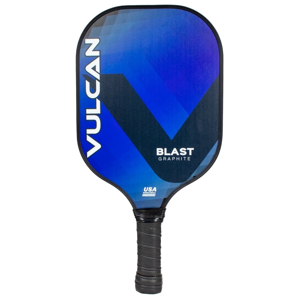 Pickleball Paddle Blue Graphite Cushioned Grip Vulcan — alternate view