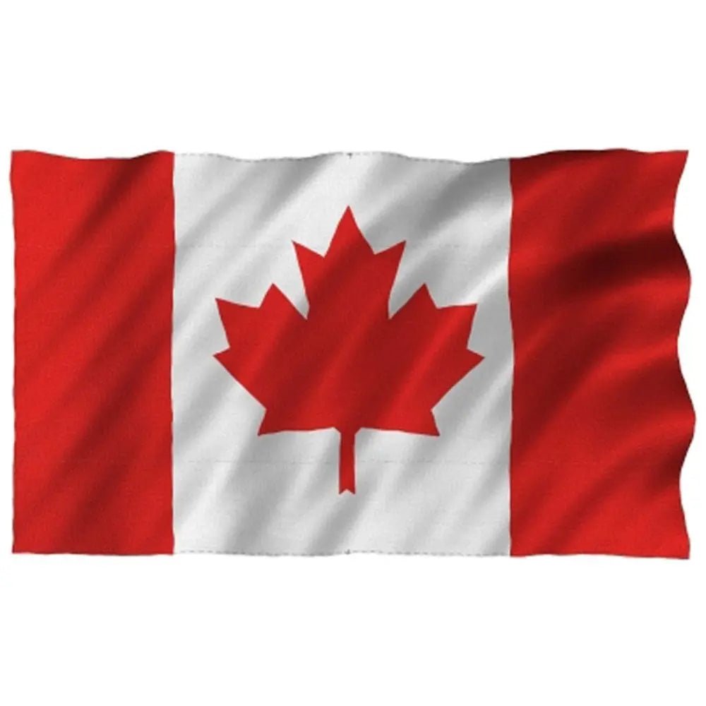 Canada flag with grommets 3x5 foot indoor/outdoor 100% polyester - Brantford Surplus