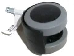 Caster 2" Twin Wheel Stem 1 - 5/8" Push In - Brantford Surplus
