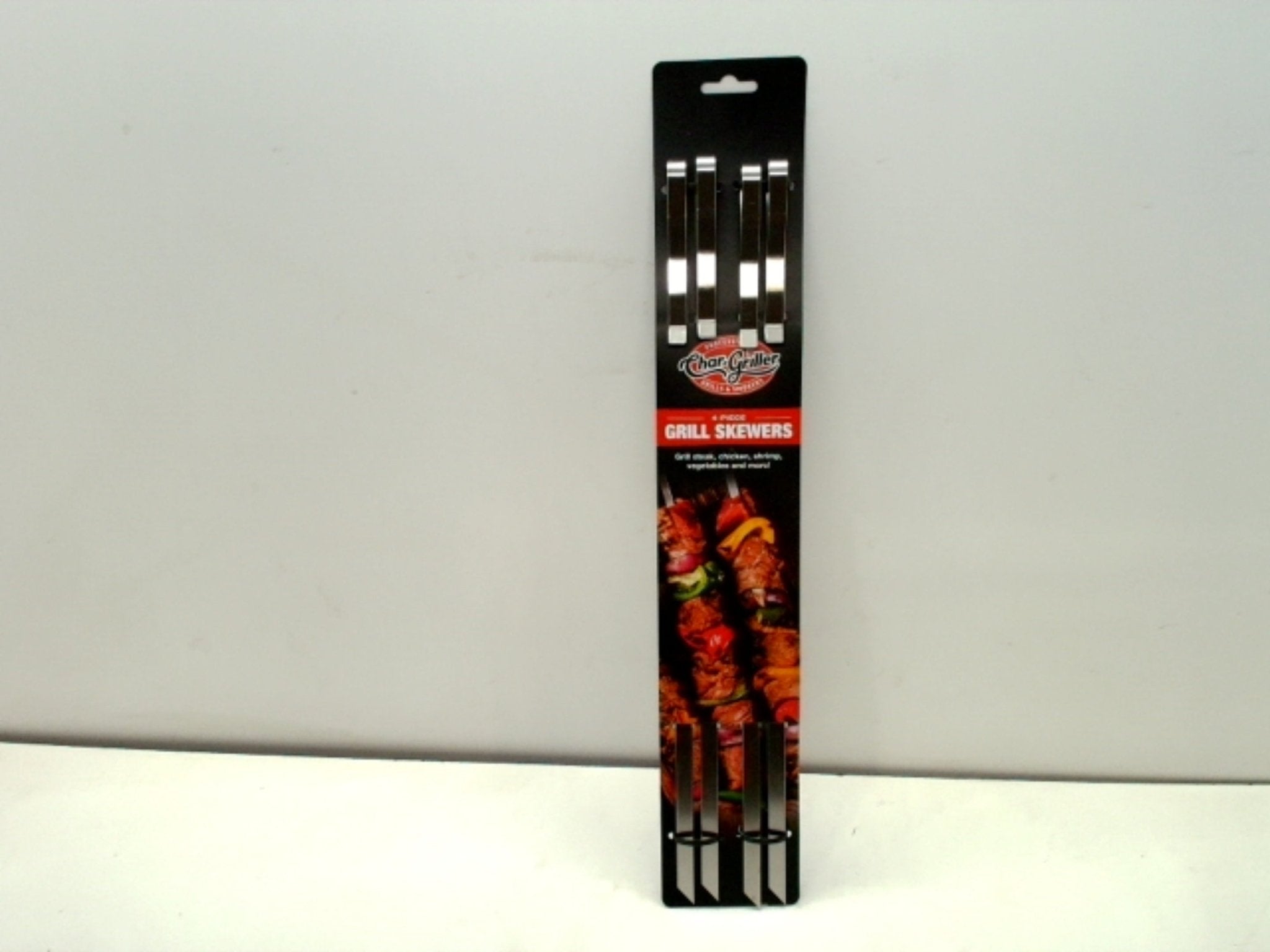 Char - Griller Stainless Steel Grill Skewers 4 - Pack - Brantford Surplus