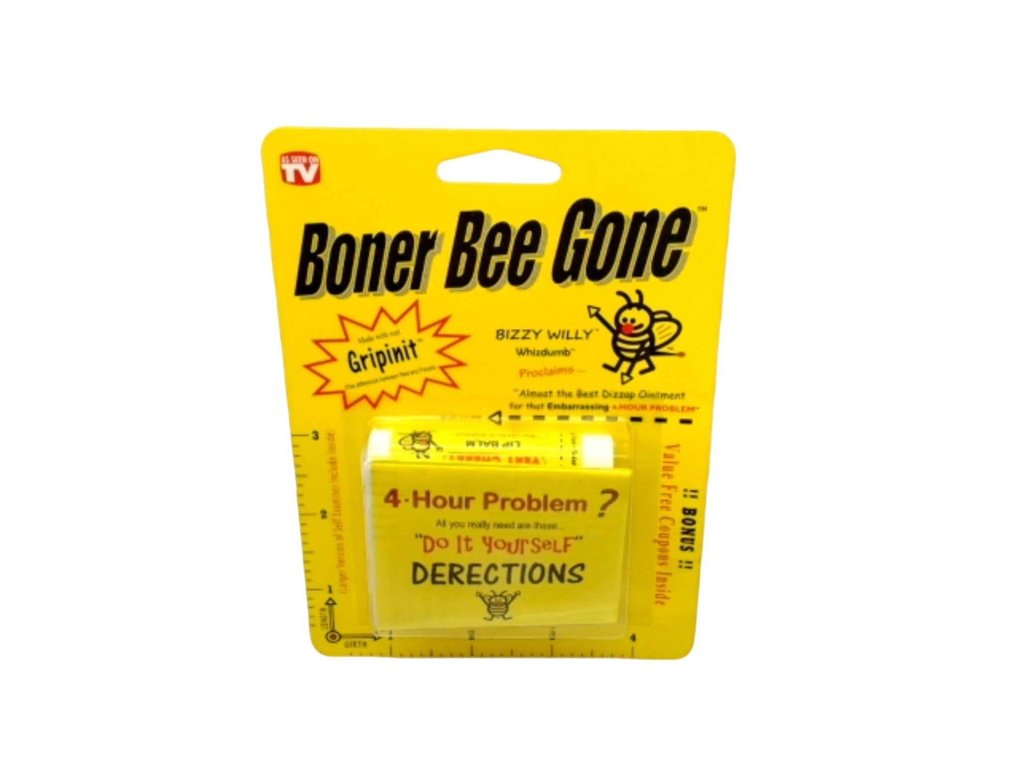Cherry Gag Lip Balm - Boner Bee Gone Novelty - Brantford Surplus