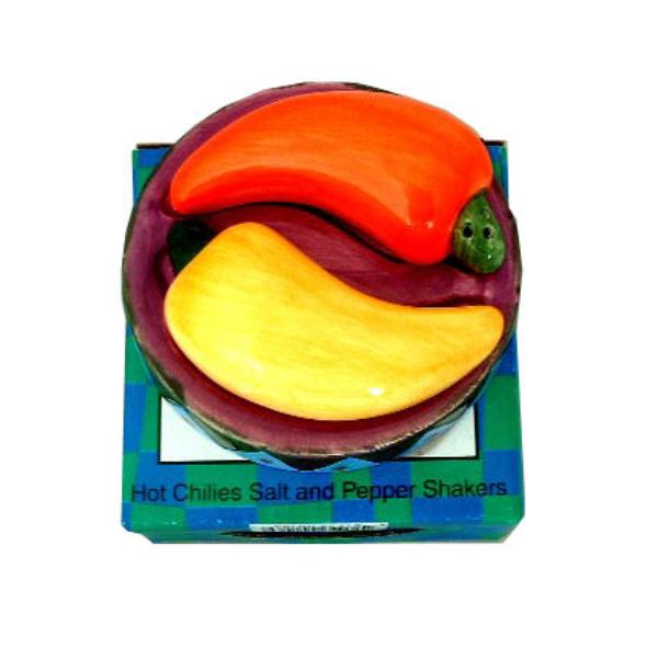 Chili Pepper Salt and Pepper Shakers Set - Kitchen Decor - Brantford Surplus