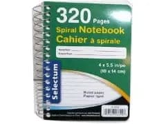 Chubby Coil Book 320 Ruled Pages - Brantford Surplus