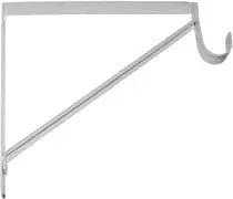 Closet Rod bracket - white - Brantford Surplus