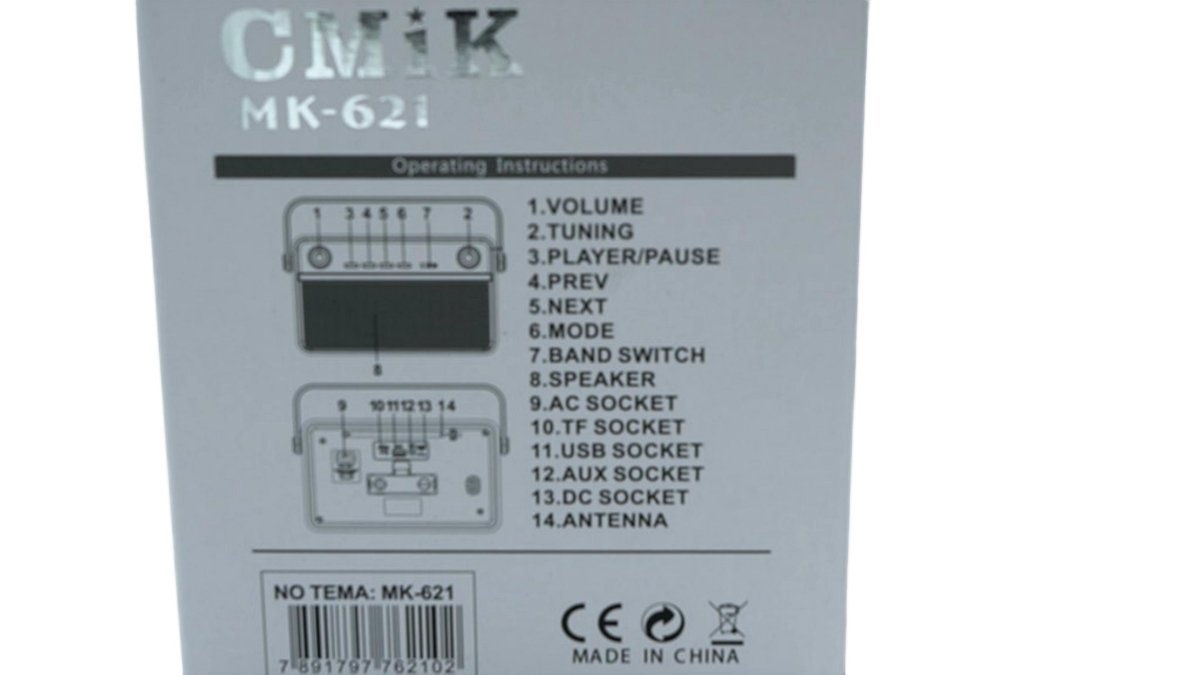 CMIK Bluetooth AM/FM/SW Radio Speaker - 3 Inch Portable - Brantford Surplus