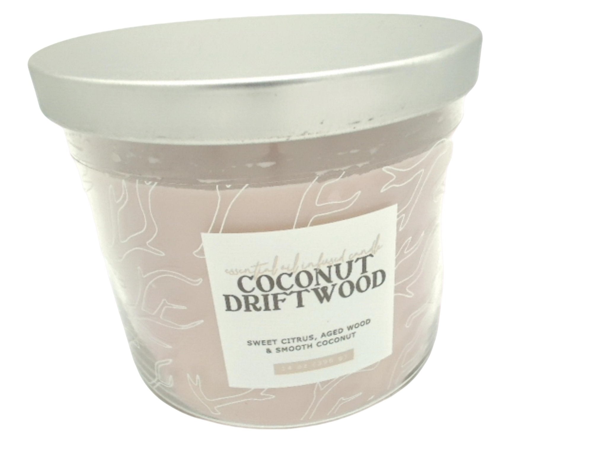 Coconut Driftwood Soy Candle 14oz - Scented Jar Candle - Brantford Surplus