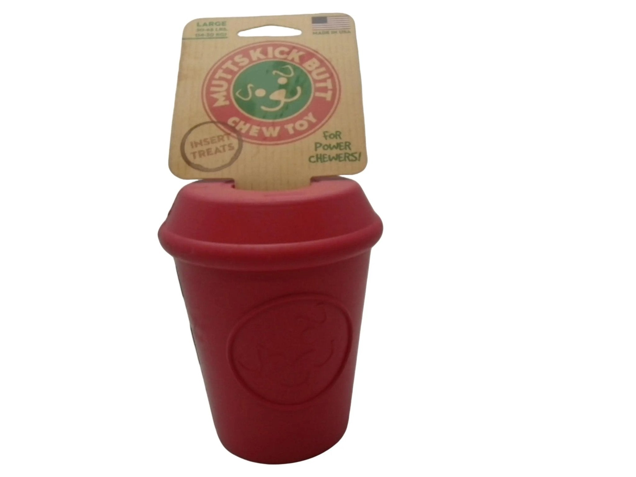 Coffee Cup Toy For Dog Insert Treats Mutts Kick Butt - Brantford Surplus