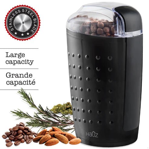 Coffee Grinder Electric Black Hauz Basics - Brantford Surplus