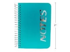 COIL INDEX CARD 5X3.5"PERF50SX1SIDE RULED PLAST T. COVER - Brantford Surplus