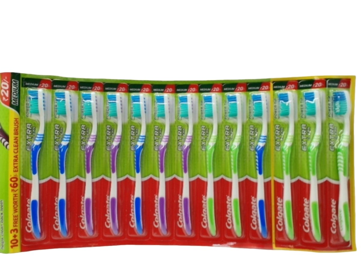 Colgate Medium Toothbrush with Power Tip – Extra Clean - Brantford Surplus