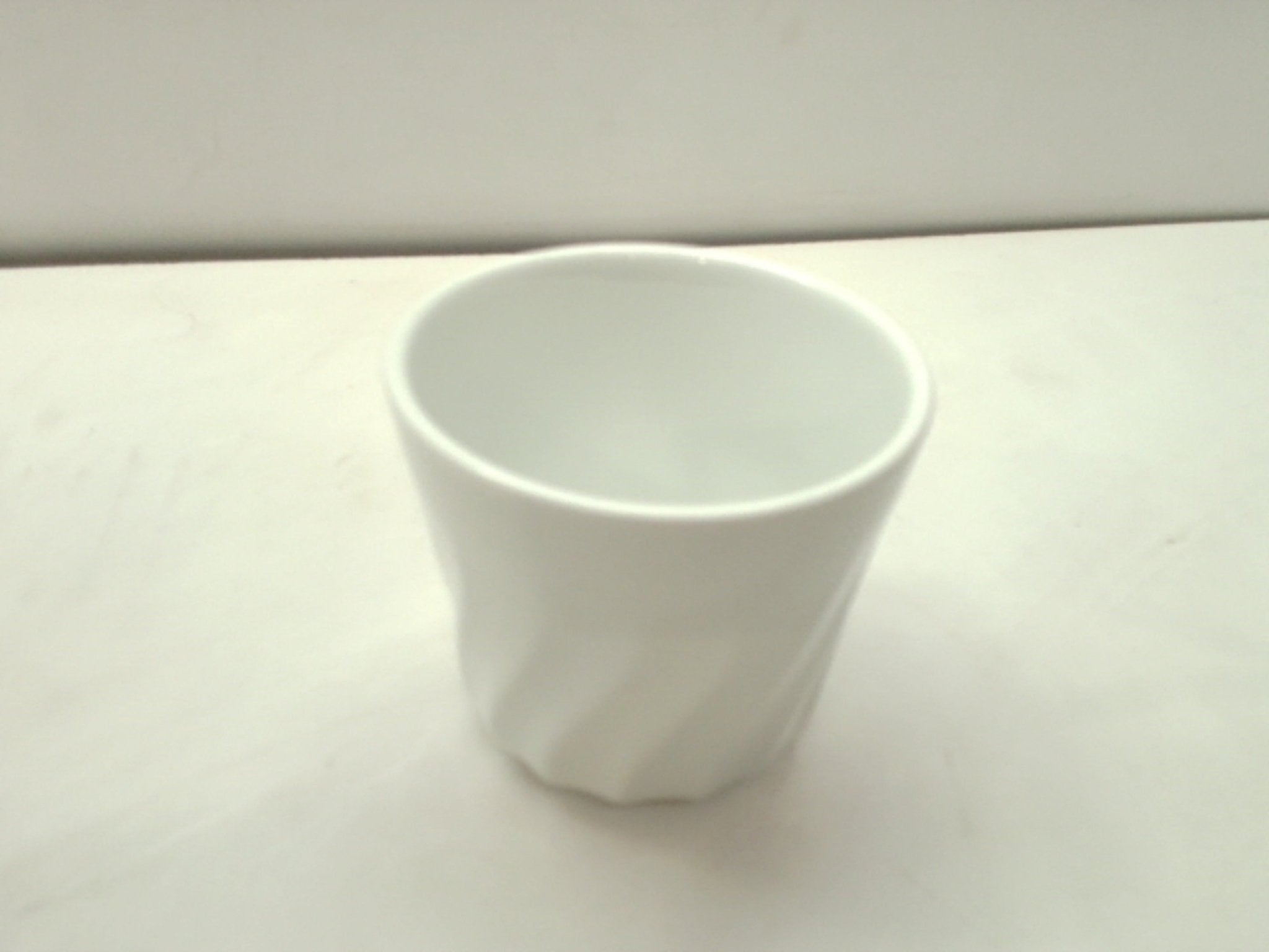 Comcor White Porcelain Coffee Cup - Ceramic Mug - Brantford Surplus