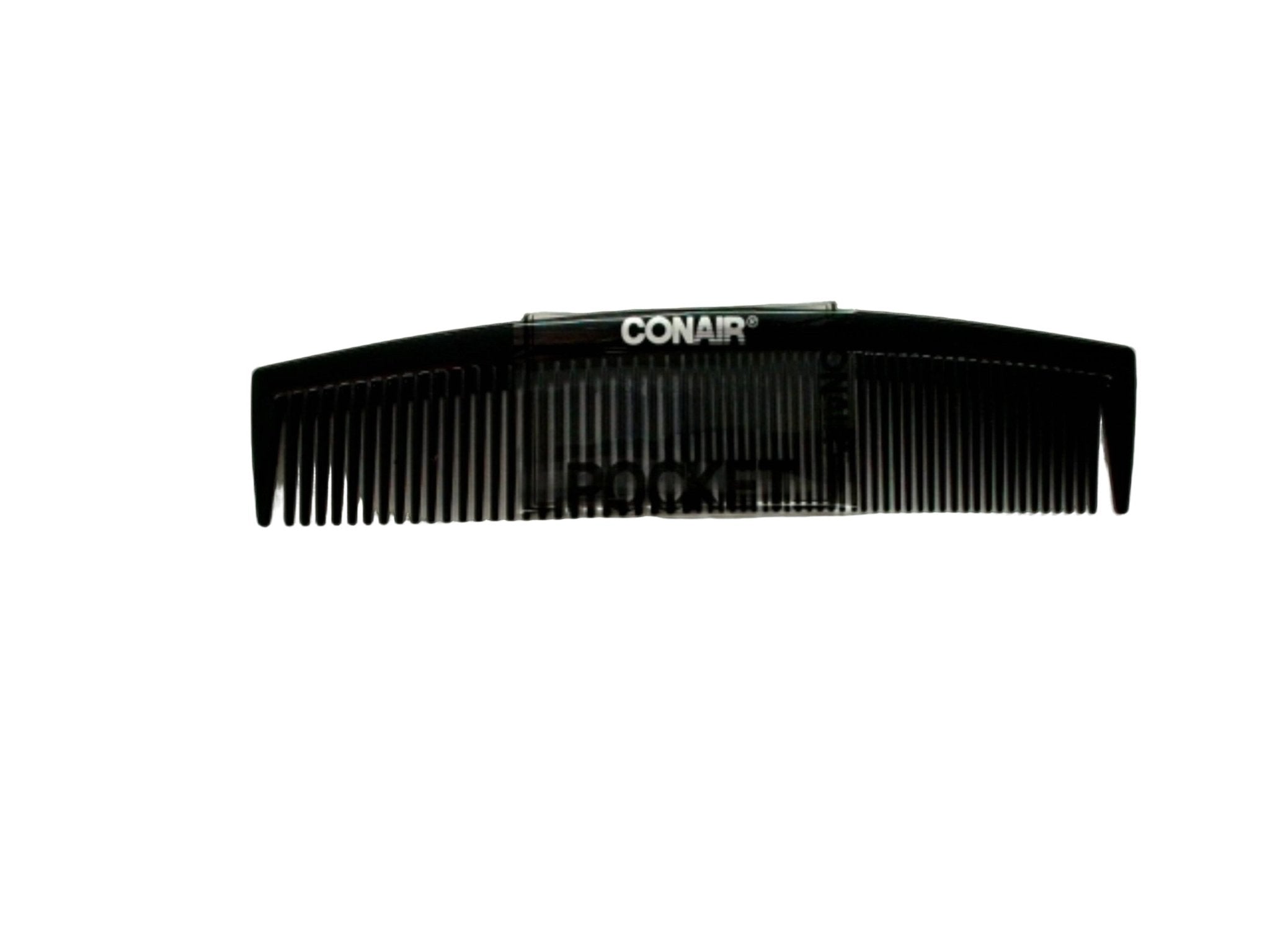 Conair Black Plastic Single Pocket Comb - Brantford Surplus