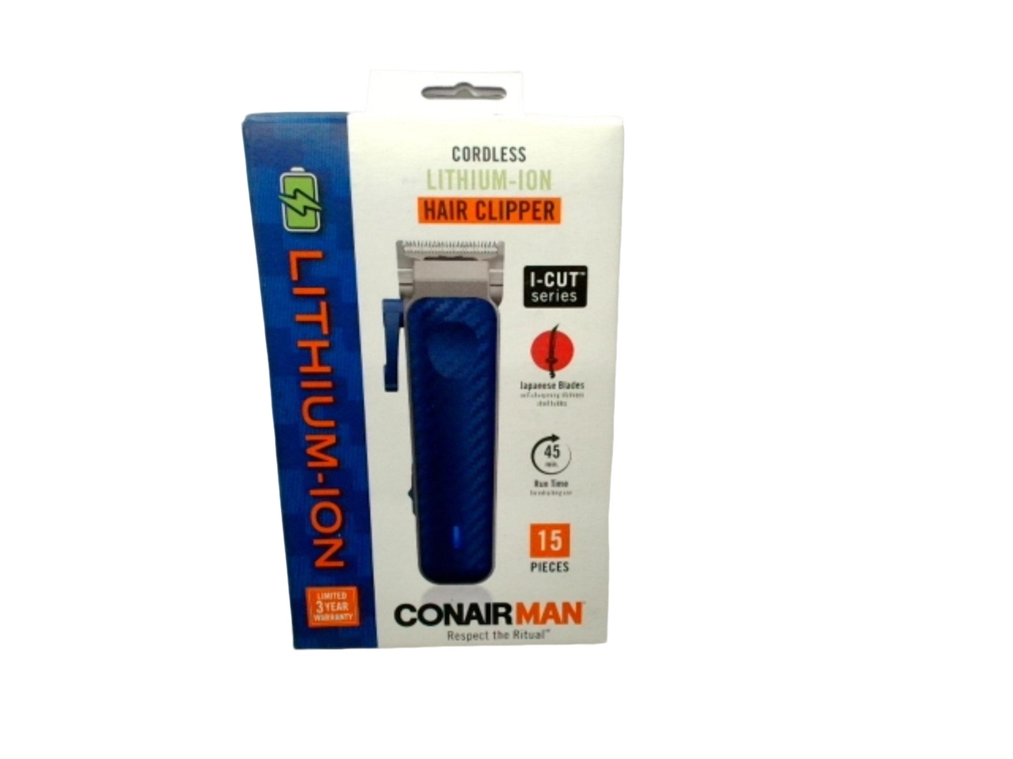 Conair Cordless Hair Clipper - Lithium Rechargeable Set - Brantford Surplus