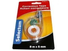 Correction tape 8M x 5mm - side rolling - Brantford Surplus