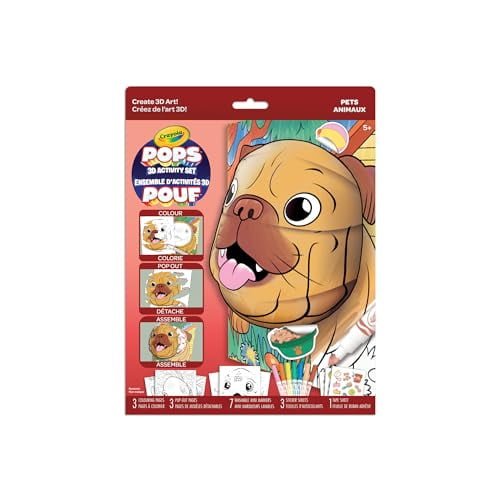 Crayola 3D Coloring Set - Kids' Interactive Pets Activity - Brantford Surplus