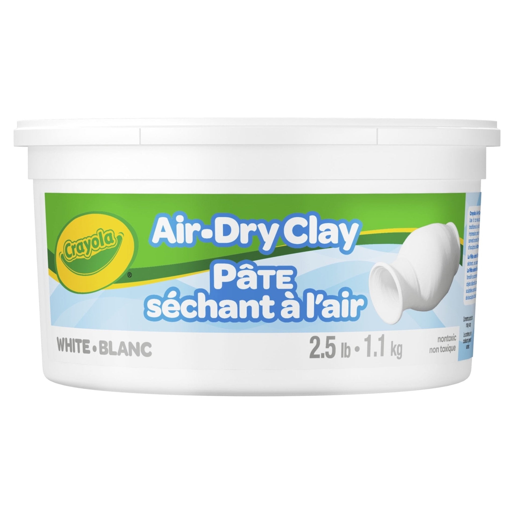 Crayola Air Dry Clay - 2.5lb Assorted Colors Modeling Clay - Brantford Surplus