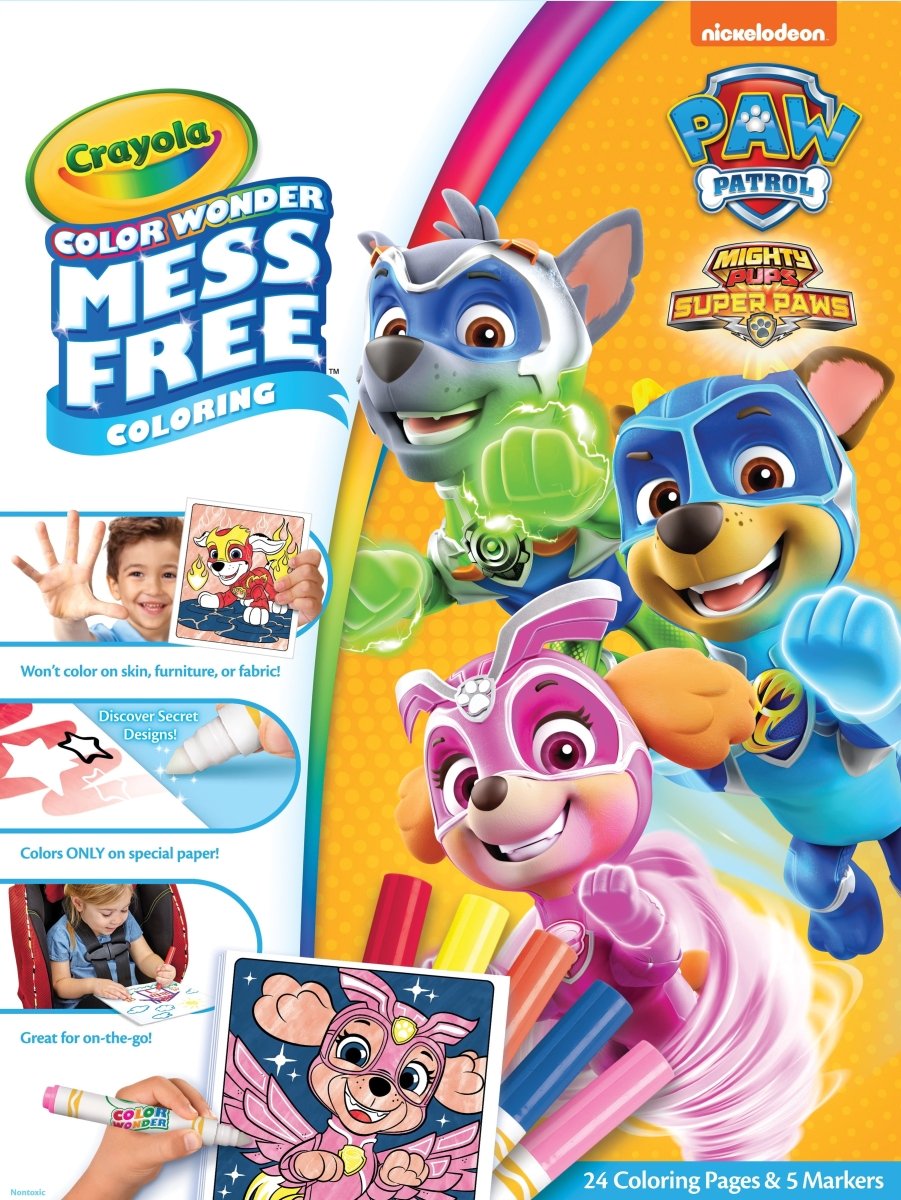 Crayola Paw Patrol Mess Free Coloring Book - 24 Pages - Brantford Surplus