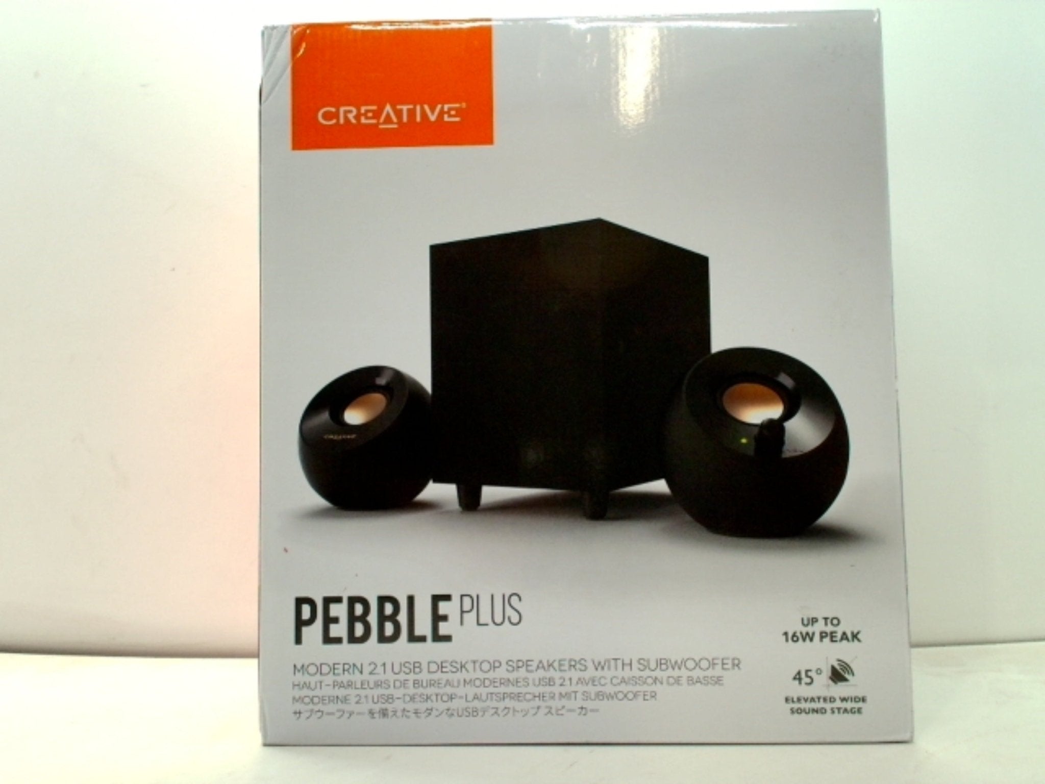 Creative Pebble Plus 2.1 USB Speakers with Subwoofer - Brantford Surplus