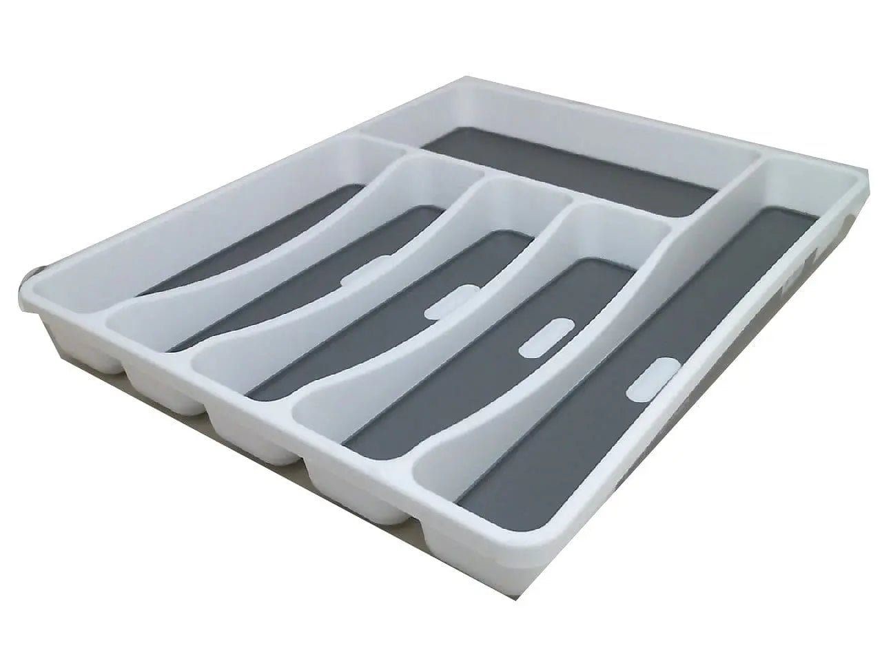 Cutlery tray large anti slip 6 sections - Brantford Surplus