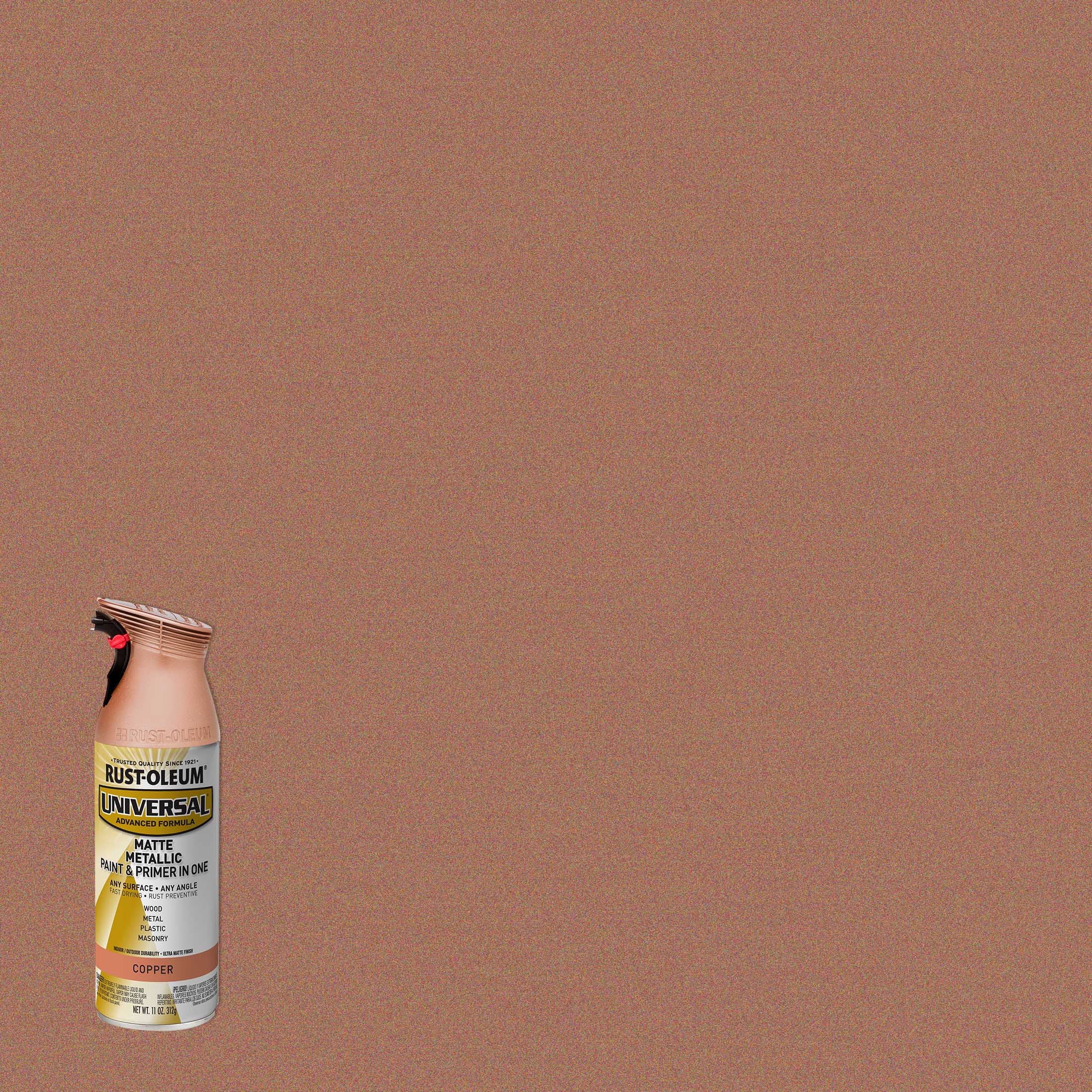 Rust-Oleum Matte Metallic Copper — alternate view