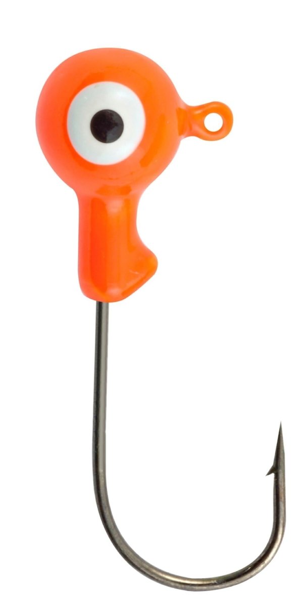 Danielson Orange Double Eye Jig Heads 1/8oz Fishing Lures - Brantford Surplus