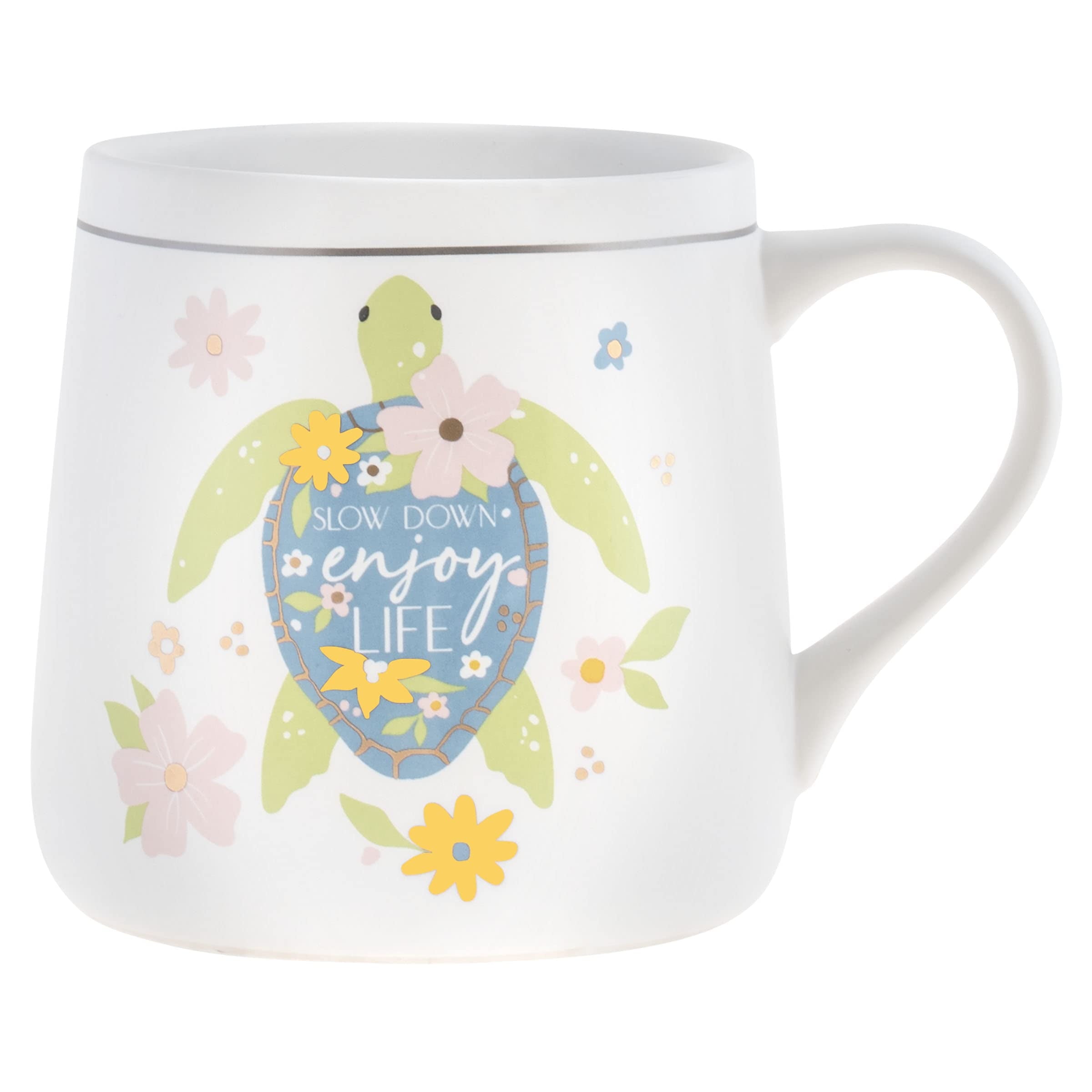 Flora Mug Turtle Design 16oz — alternate view
