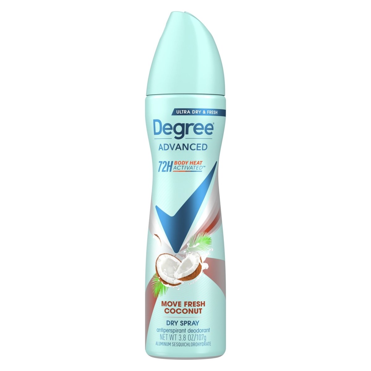 Degree Coconut Antiperspirant Dry Spray for Women 107g - Brantford Surplus